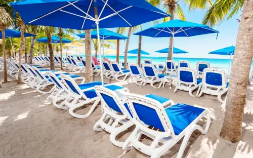Coastal Rush Jet Ski & Chill At Cozumel (2) Guests relaxing at Cozumel beach club after jet ski tour